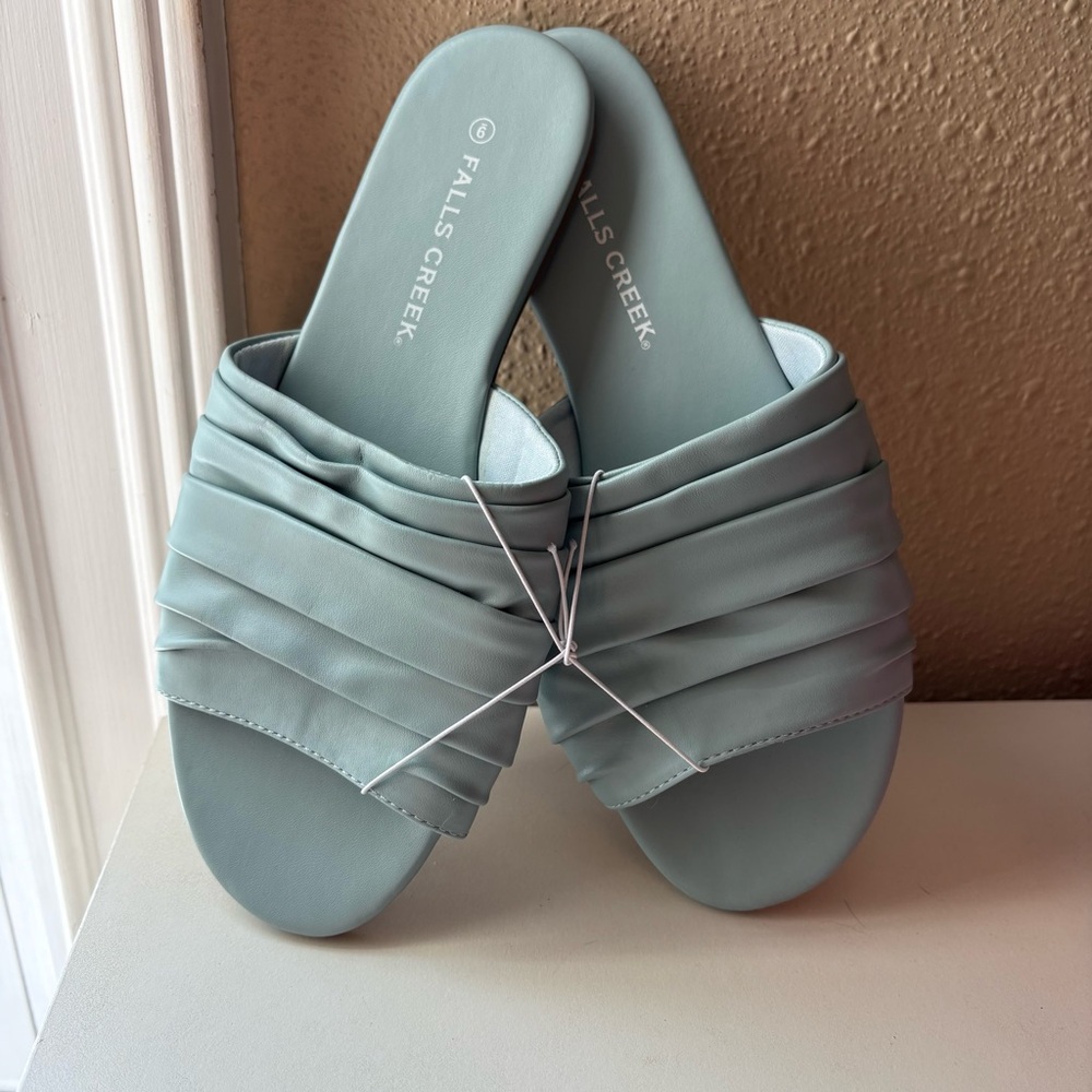 Light Blue Sandals Size 9